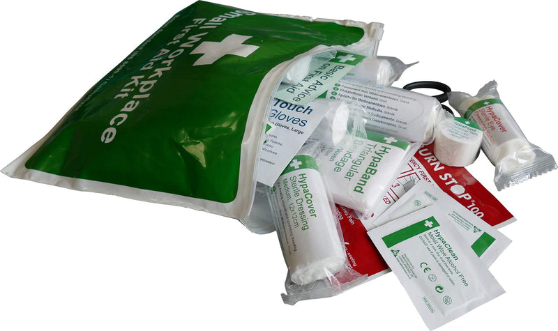 Safety First Aid First Aid Kit in Vinyl Wallet BS 8599 Compliant, Small Fully Stocked - BeesActive Australia