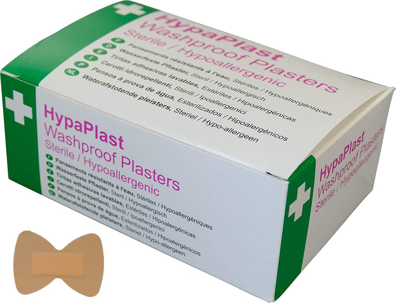 Safety First Aid Group HypaPlast Pink Washproof Plasters, Fingertip (Pack of 100) Fingertip (Pack of 100) - BeesActive Australia