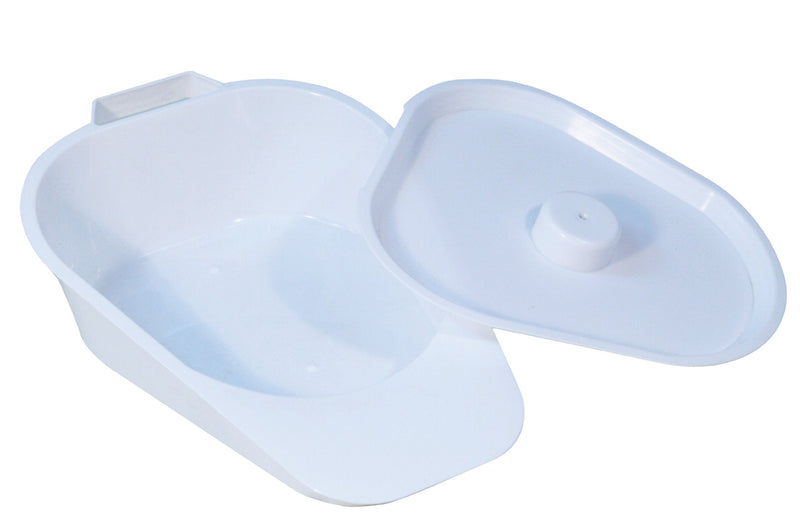 Motionperformance Essentials Medical Disability Aid Lightweight Slipper Bed Pan Portable Toilet Urinal with Lid - BeesActive Australia