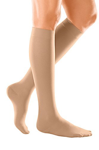 medi Duomed Soft (BS CCL 1) Compression Stockings Below Knee Closed Toe Beige X Large XL - BeesActive Australia