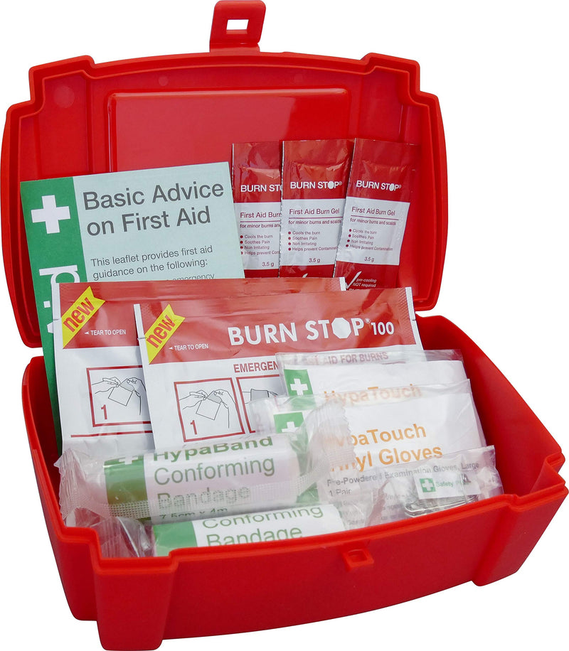 VSafety Evolution Burn Stop Burns First Aid Kit, Small - Fully Stocked Safety Sign - BeesActive Australia