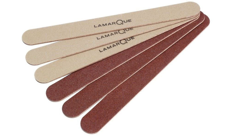 10 Lamarque Disposable foot file 18cm ROUGH DRY SKIN CALLUS DOUBLE SIDED 10 Count (Pack of 1) - BeesActive Australia