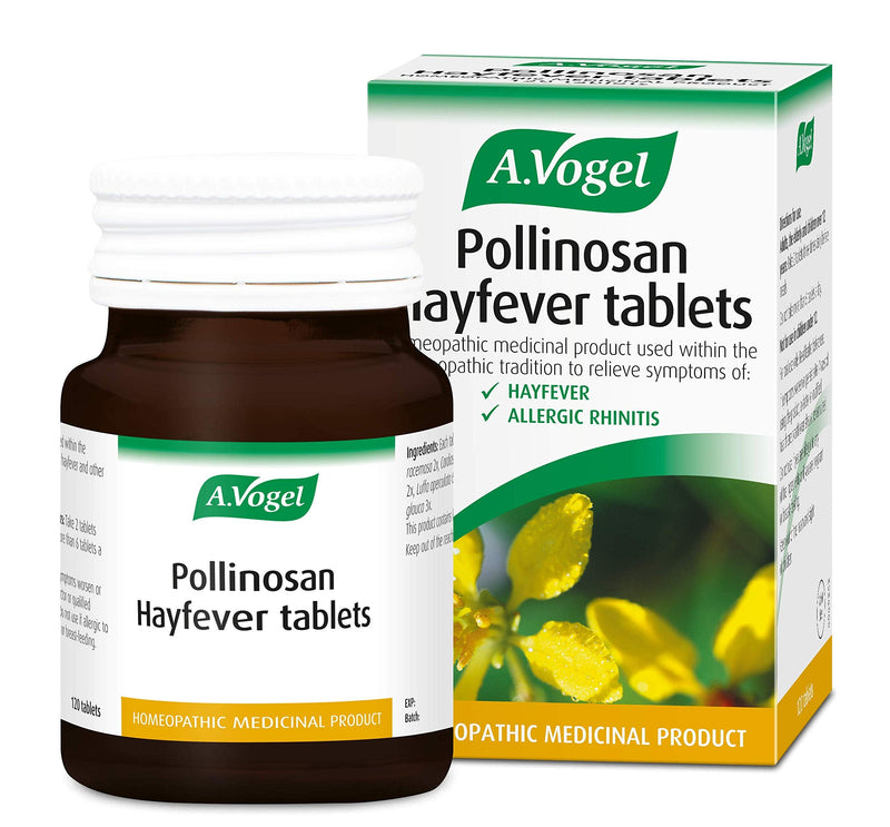 A.Vogel Pollinosan Hayfever Tablets | Non Drowsy | Hayfever Relief - Itchy Eyes, Nose & Throat | 120 Tablets - BeesActive Australia
