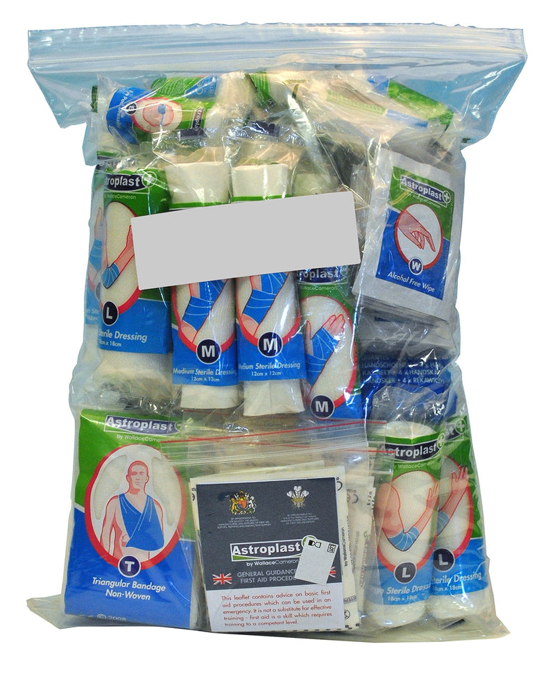 Astroplast 1047016 Wallace Cameron Refill Kit Food Hygiene for 50 Persons, Mixed, 128 Count (Pack of 1) Single - BeesActive Australia