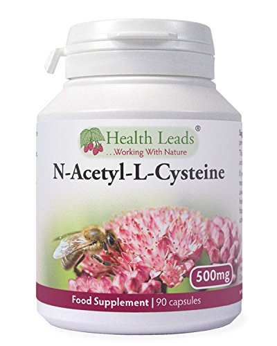 N-Acetyl-L-Cysteine (NAC) 500mg x 90 Capsules - Magnesium Stearate Free - BeesActive Australia