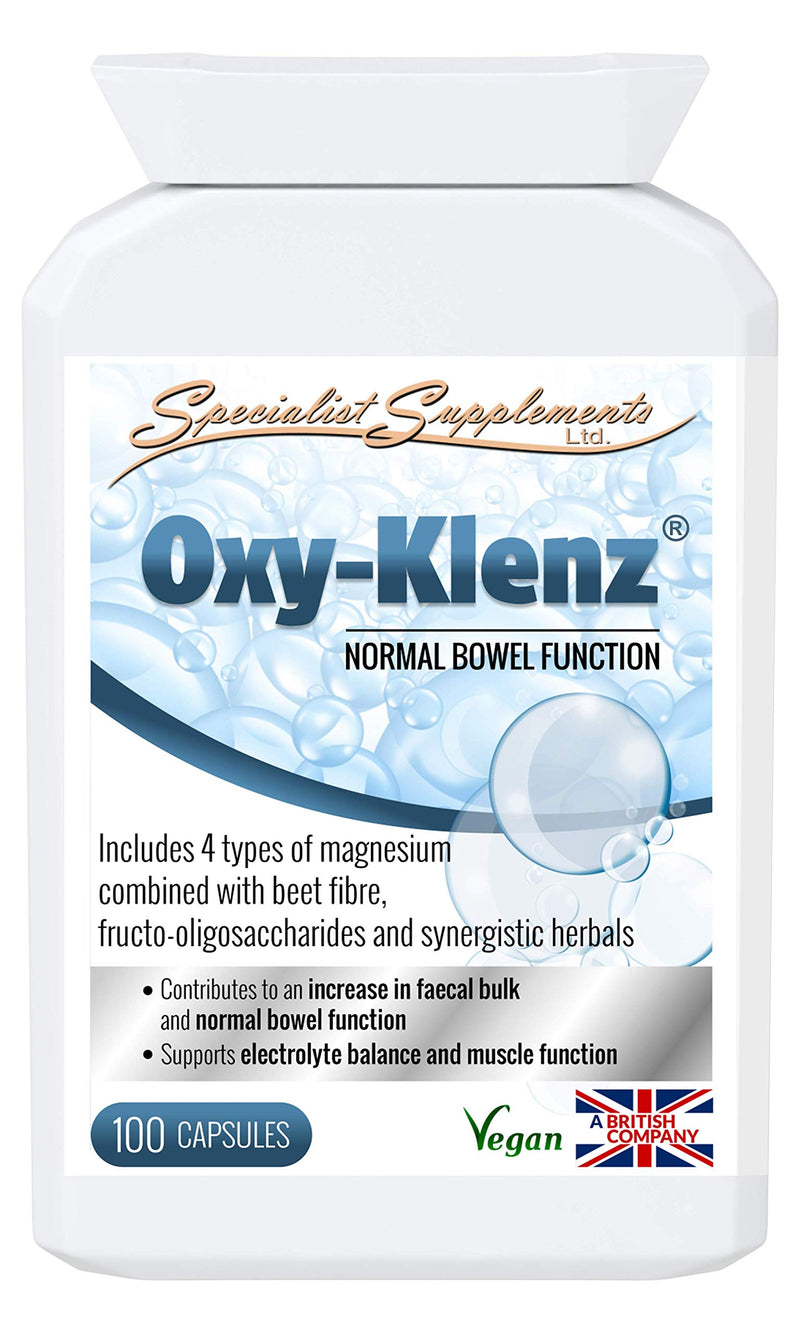 Specialist Supplements Oxy-Klenz Healthy Bowel Function 100 Capsules - BeesActive Australia