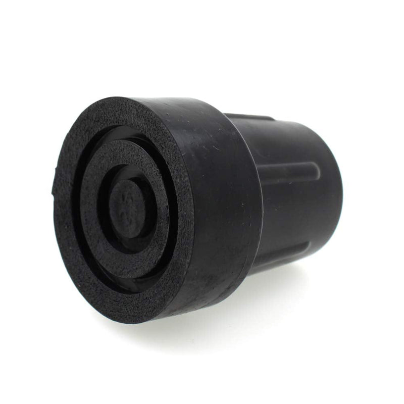 Phoenix Walking Sticks - Rubber Ferrule for Walking sticks (2 Pack) Type Z - Heavy Duty - (18mm Black) 18mm Black - BeesActive Australia