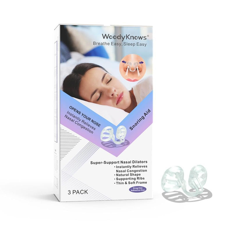 WoodyKnows Super-Support Nasal Dilators (Small 3 Pack) S (Pack of 3) - BeesActive Australia