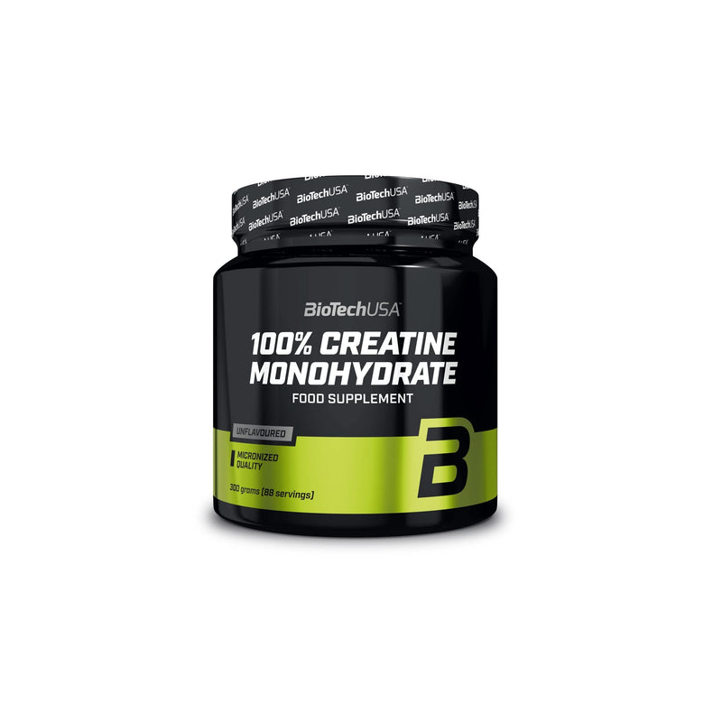BioTechUSA 100% Creatine Monohydrate Pharmaceutical Grade creatine monohydrate Powder, Unflavoured, 300 g 300 g (Pack of 1) - BeesActive Australia