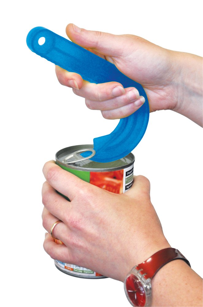 Aidapt Ring Pull Can Opener for Users with Weak Grip or Limited Dexterity for Elderly and Arthritis Suffers Aid - BeesActive Australia