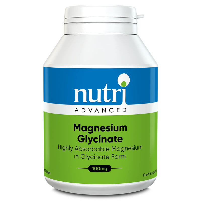 Nutri Advanced Magnesium Glycinate 100mg High Strength Supplement - Sleep Support - Easily Absorbable, Gentle on Digestion - 120 Tablets - BeesActive Australia