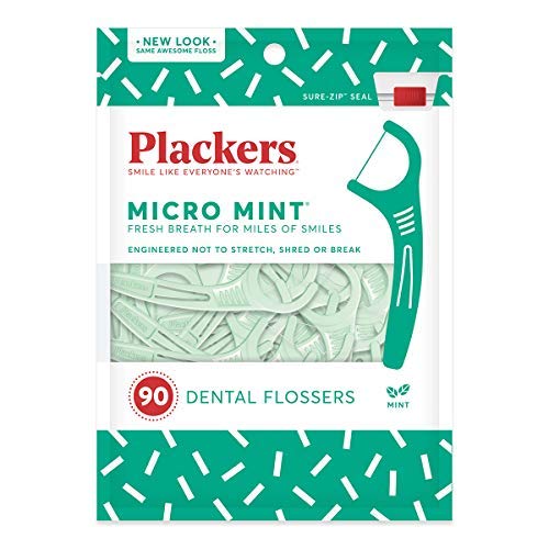 Plackers Micro Mint Dental Flossers, 90 Count (Pack of 3) - BeesActive Australia