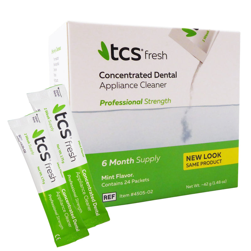 TCS Concentrated Cleaner ~ 6 Months Supply for Flexible Dentures, Retainers and Dental Appliances - BeesActive Australia