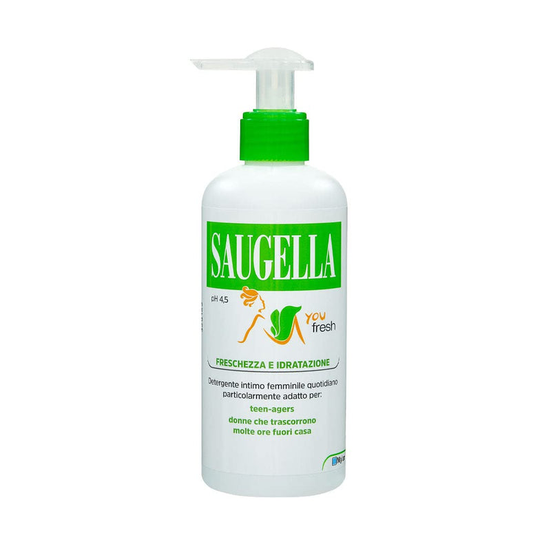 Saugella You Fresh Freshness and Hydration Intimate Cleansing Care 200ml 200 ml (Pack of 1) - BeesActive Australia