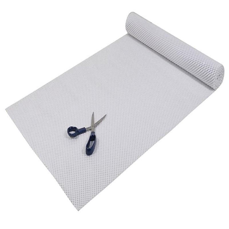 Tenura Non Slip Waterproof White Easy to Cut 1820x508mm Fabric Roll Ideal for use Lining Draws, Shelves and Work tops - BeesActive Australia