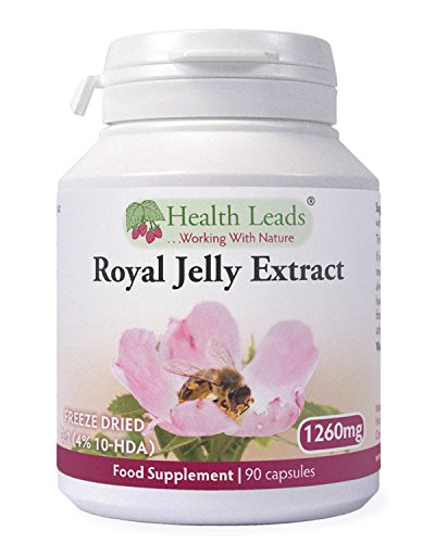 High Strength Royal Jelly Extract 3:1 (4% 10-HDA) 1260mg x 90 Capsules (100% Additive Free) - BeesActive Australia