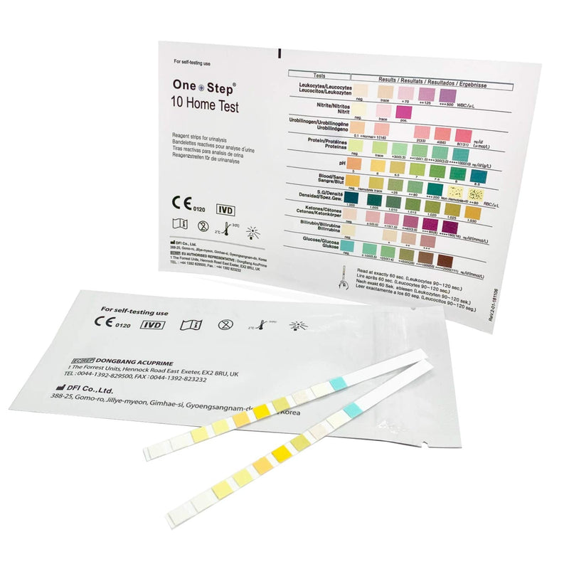 Family Health Urine Screening Test for Liver, Kidney, Heart, Blood, Urinary Tract (6 Tests) - BeesActive Australia