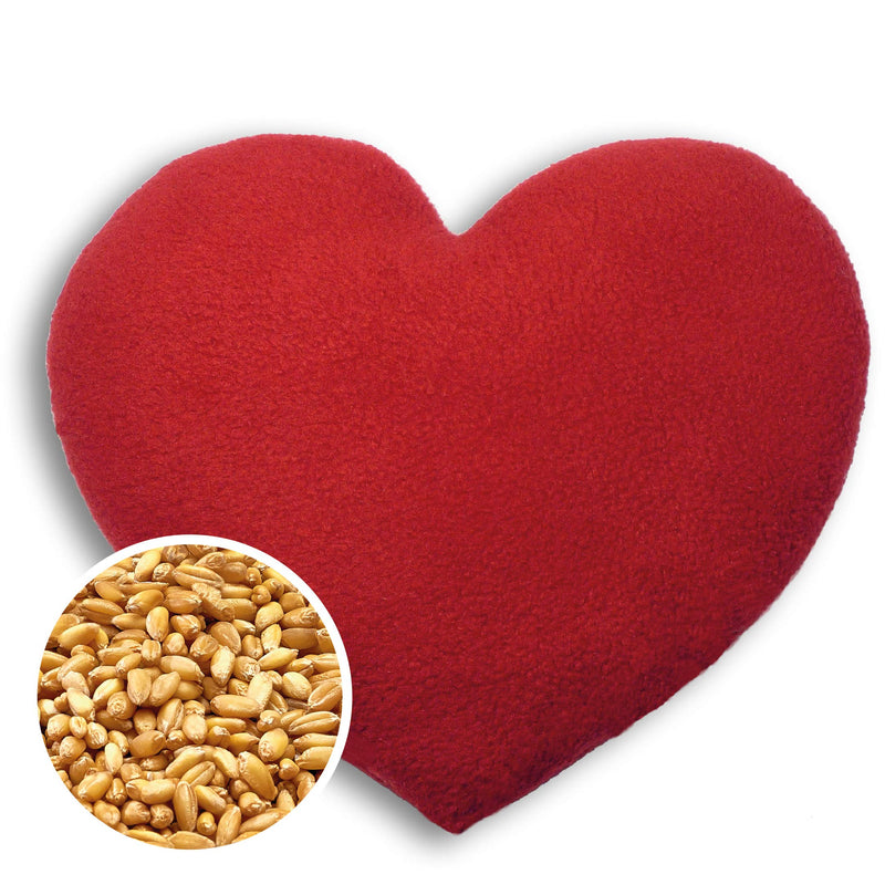 Leschi Wheat Bag microwavable, unscented/Heat Pack for Stomach and Lower Back/Heart, Big, red Fire - BeesActive Australia