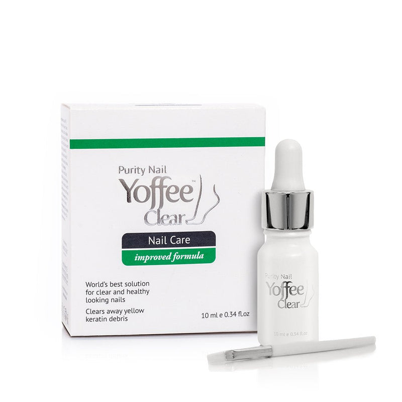 Yoffee Clear Nail Care - Anti Fungal Nail Treatment for Finger and Toenails - 10 ml - Antibacterial and Antiseptic - Fungal with Organic Argan Oil and Tea Tree Oil - Concentrated Formula/Made in Spain 10 ml (Pack of 1) - BeesActive Australia