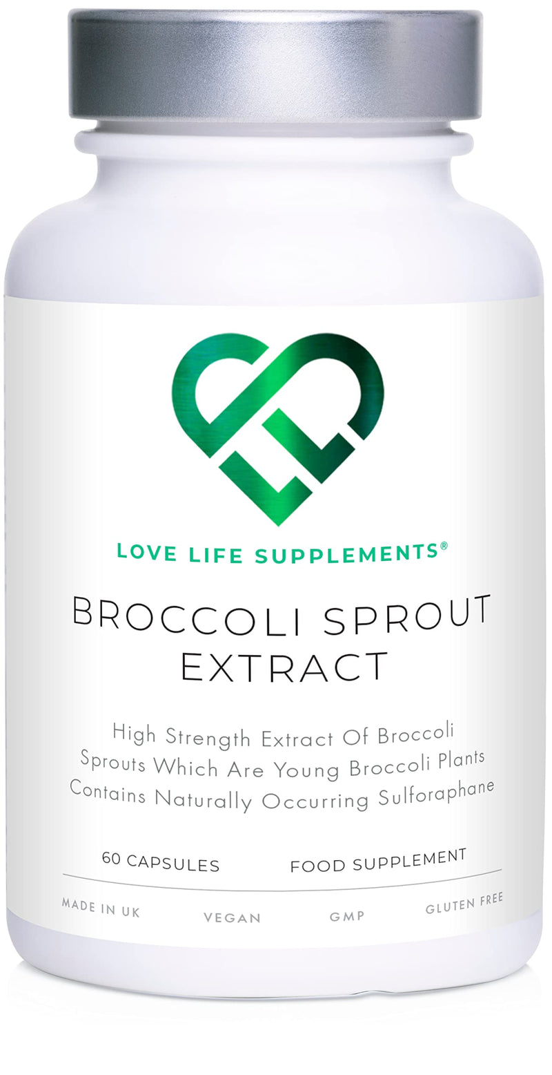 Broccoli Sprout Extract by LLS | Contains Activated Sulforaphane | 60 Capsules | 18,000mg of Whole Plant Equivalent per Serving | Sulforaphane Supplement | Potent Antioxidant Content - BeesActive Australia