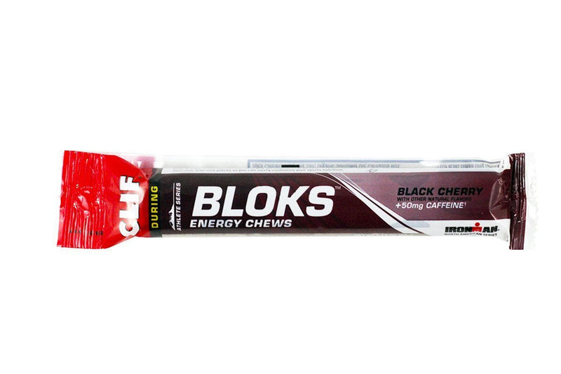 Clif Bar Shot Bloks 60g Caffeine Black Cherry 6 Chews (3 Pack) 6 Count (Pack of 3) - BeesActive Australia