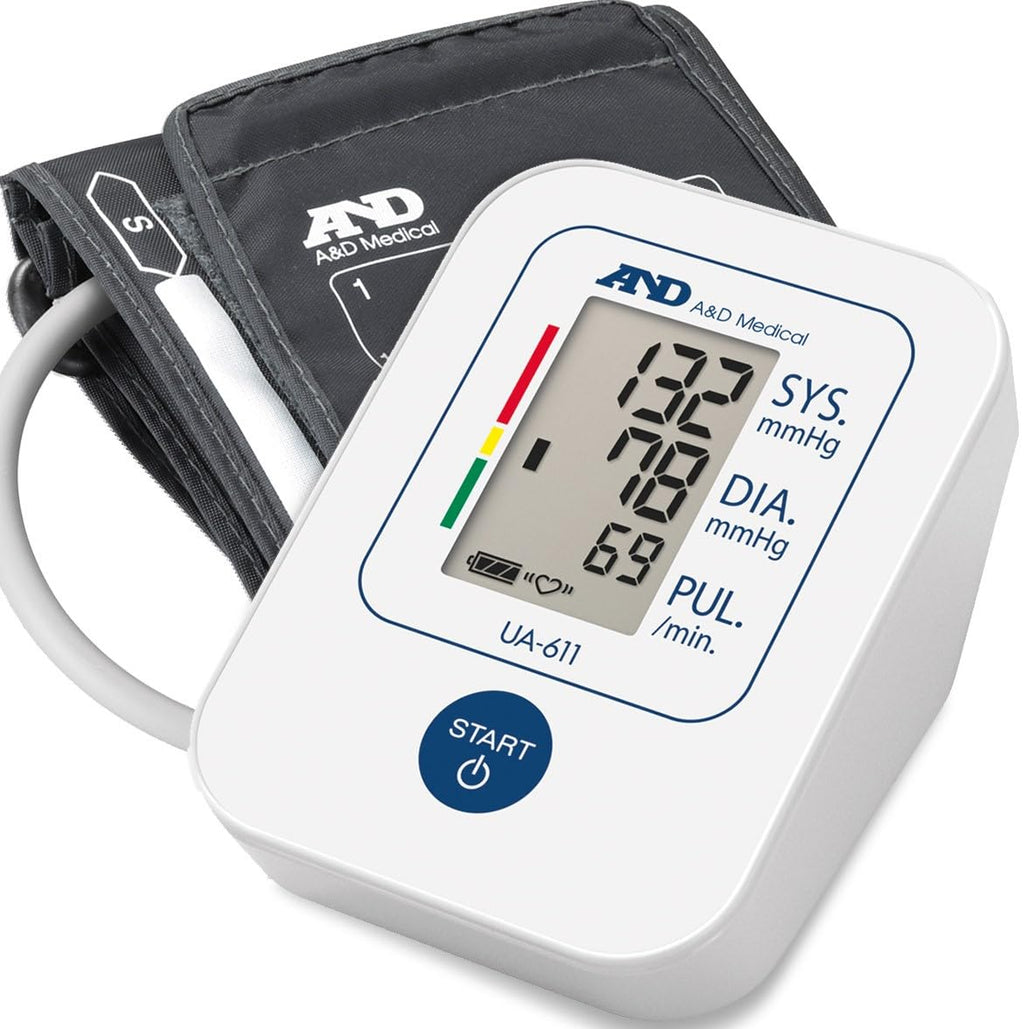 A&D Medical Blood Pressure Monitor BIHS Approved UK Blood Pressure Machine UA-611 UA-611 Blood Pressure Monitor - BeesActive Australia
