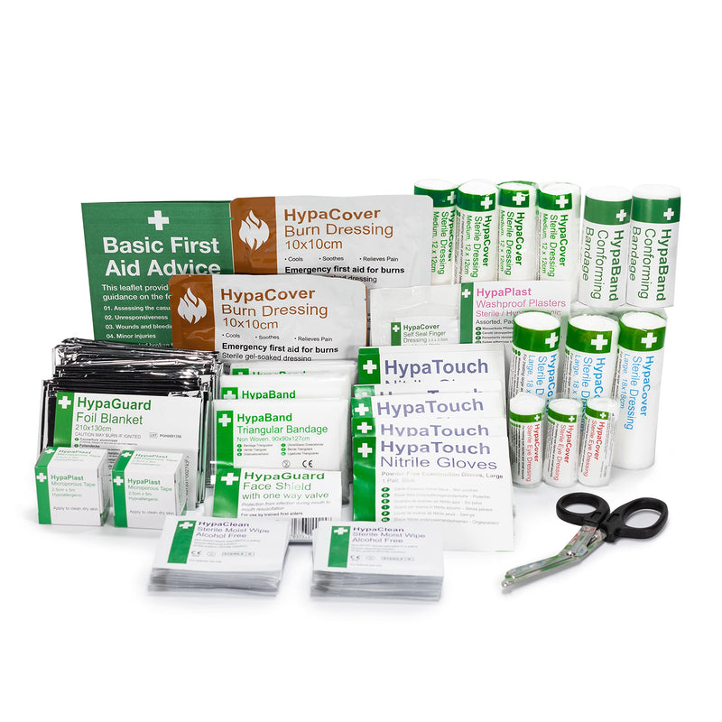 Safety First Aid First Aid Kit Refill Pack British Standard 8599 Compliant, Medium 25-100 Persons - BeesActive Australia