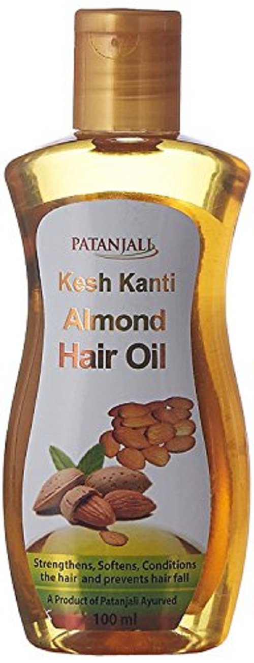 Patanjali Ayurvedic Almond Hair Oil Use For Strengthens, Softens, Hair fall 100ml - BeesActive Australia