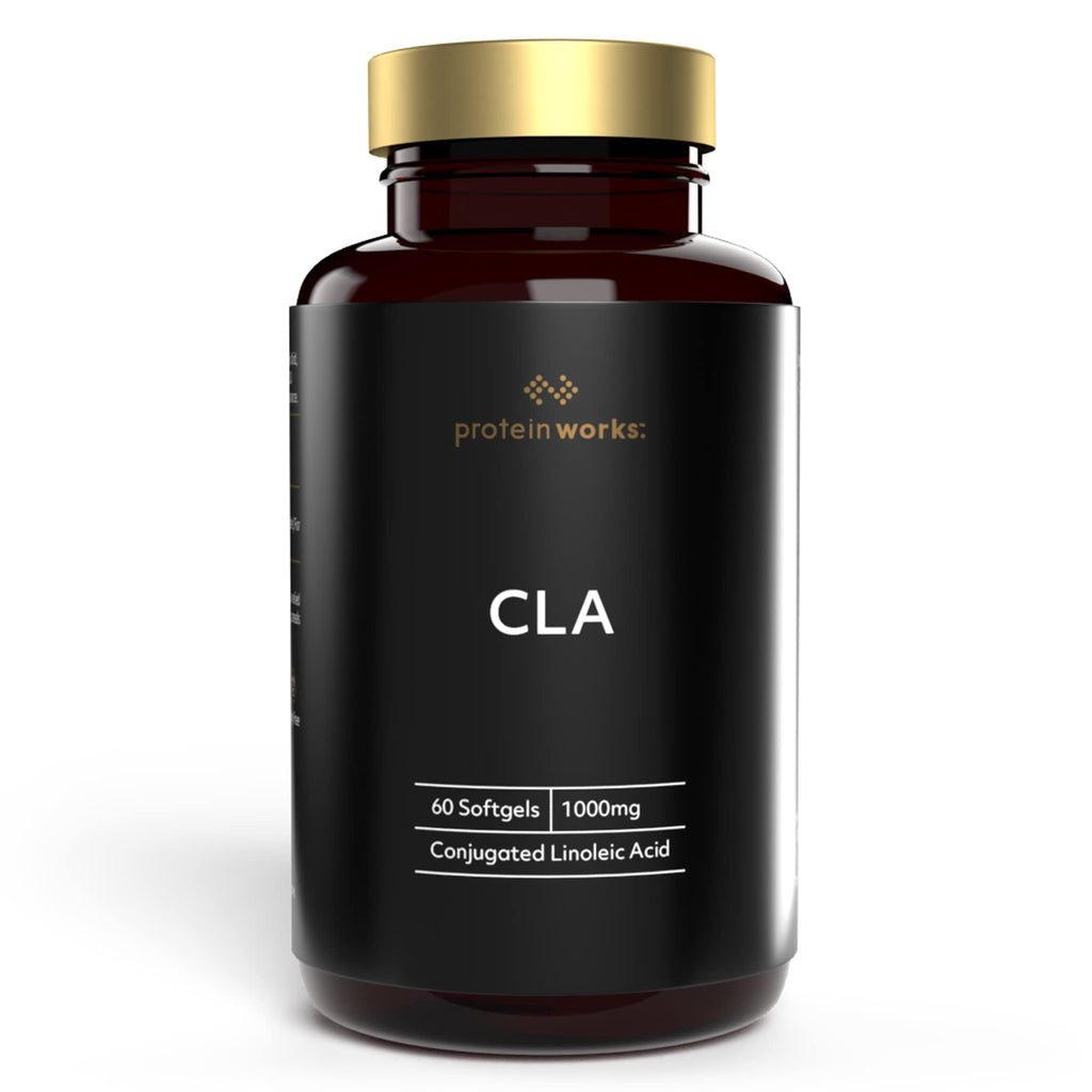 Protein Works - CLA Capsules | Conjugated Linoleic Acid Food Supplement | 1000mg Strength | 60 Capsules 60 Count (Pack of 1) - BeesActive Australia