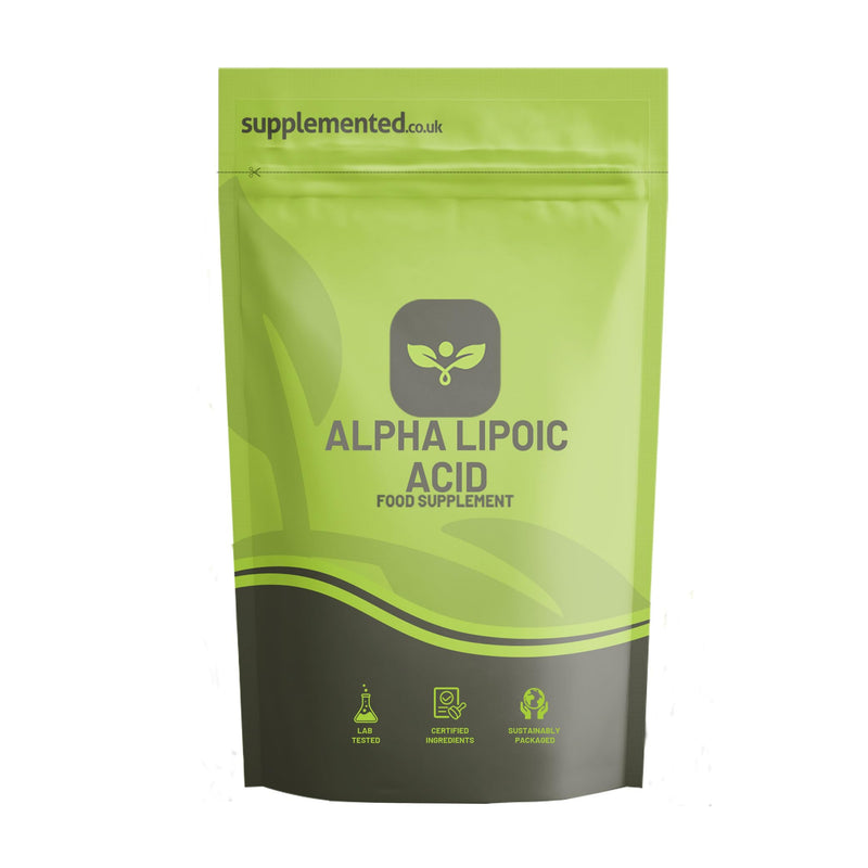 Alpha Lipoic Acid 250mg 180 Capsules Supplement UK Made. Pharmaceutical Grade High Strength Antioxidant Blood Sugar, Cholesterol - BeesActive Australia