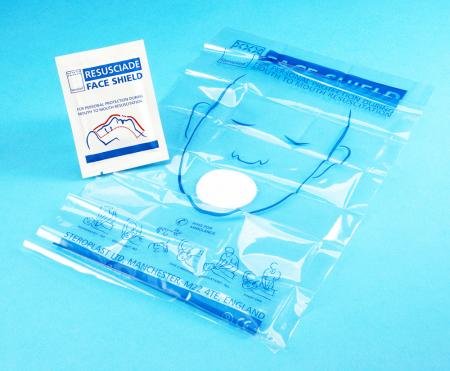 Steroplast Healthcare 9589/100_SML Foiled Packed Resuscitation Face Shield, Pack of 10 - BeesActive Australia