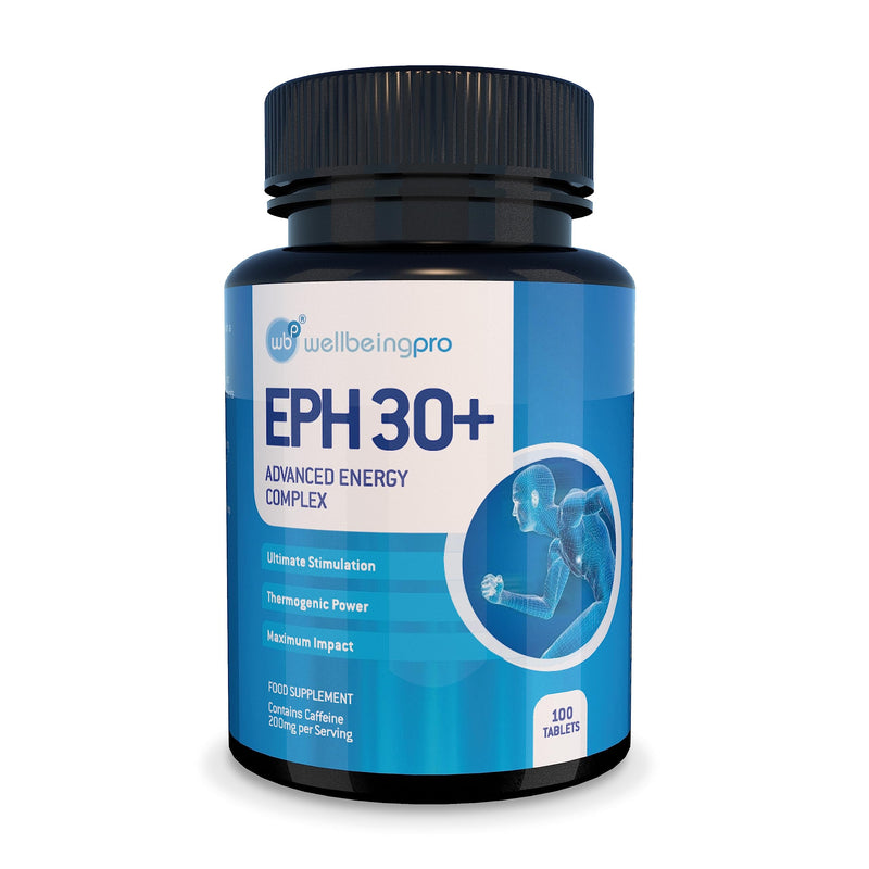 WBP Eph30+ (Up to 3 Months+ Supply) - Advanced Energy Complex - Vegan Friendly UK Made Supplement (Bottle - 100 Tablets) - BeesActive Australia