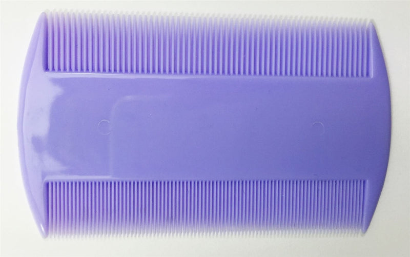 Lilac Durable Double Sided Nit Combs for Head Lice Dectection Comb Kids Pet Flea Lilac - BeesActive Australia