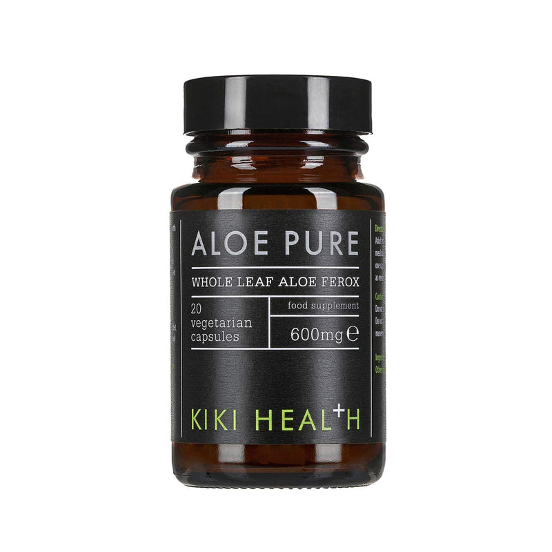 KIKI HEALTH Aloe Pure Capsules- | 20 Vegan Capsules | 10 Months Supply | Colon Cleanse, Digestion Support, Natural Soother - BeesActive Australia