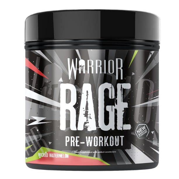Warrior - RAGE Pre Workout Powder – Wicked Watermelon 392g, WA-RG-045-03 - BeesActive Australia