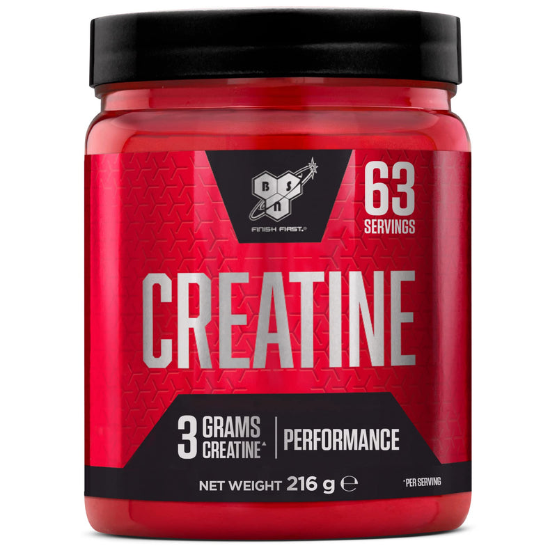 BSN DNA Creatine Monohydrate Powder, Sports Nutrition Pre Workout and Post Workout Supplement, to support and performance, Unflavoured, 216 g, 63 Servings 216 g (Pack of 1) - BeesActive Australia