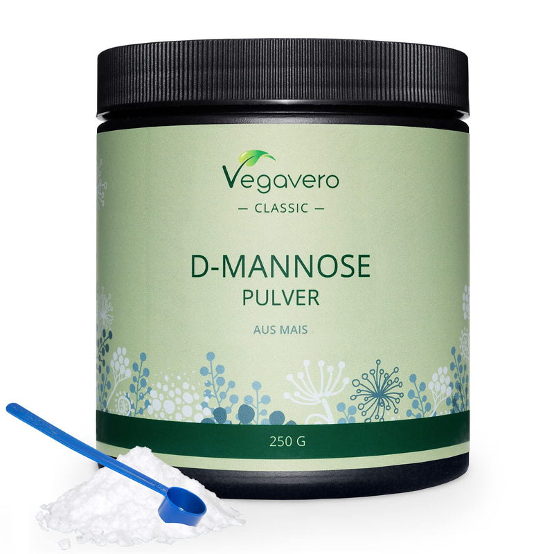 Pure D-Mannose Powder Vegavero® 250g | NO Additives | 100% Naturally Sourced from Corn | Scoop Included | Vegan - BeesActive Australia