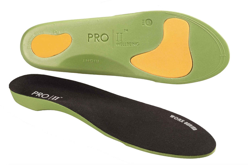 PRO 11 WELLBEING 3 Pairs Worx Series Orthotic Insoles for Plantar Fasciitis and Fallen Arches (11/13 UK) 11/13 UK - BeesActive Australia
