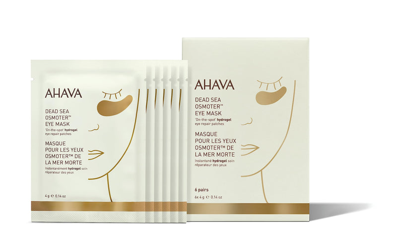 AHAVA Osmoter Eye Mask Pack - 6-Piece for Instant Hydration, Smoothing, and Radiance to the Eye - BeesActive Australia