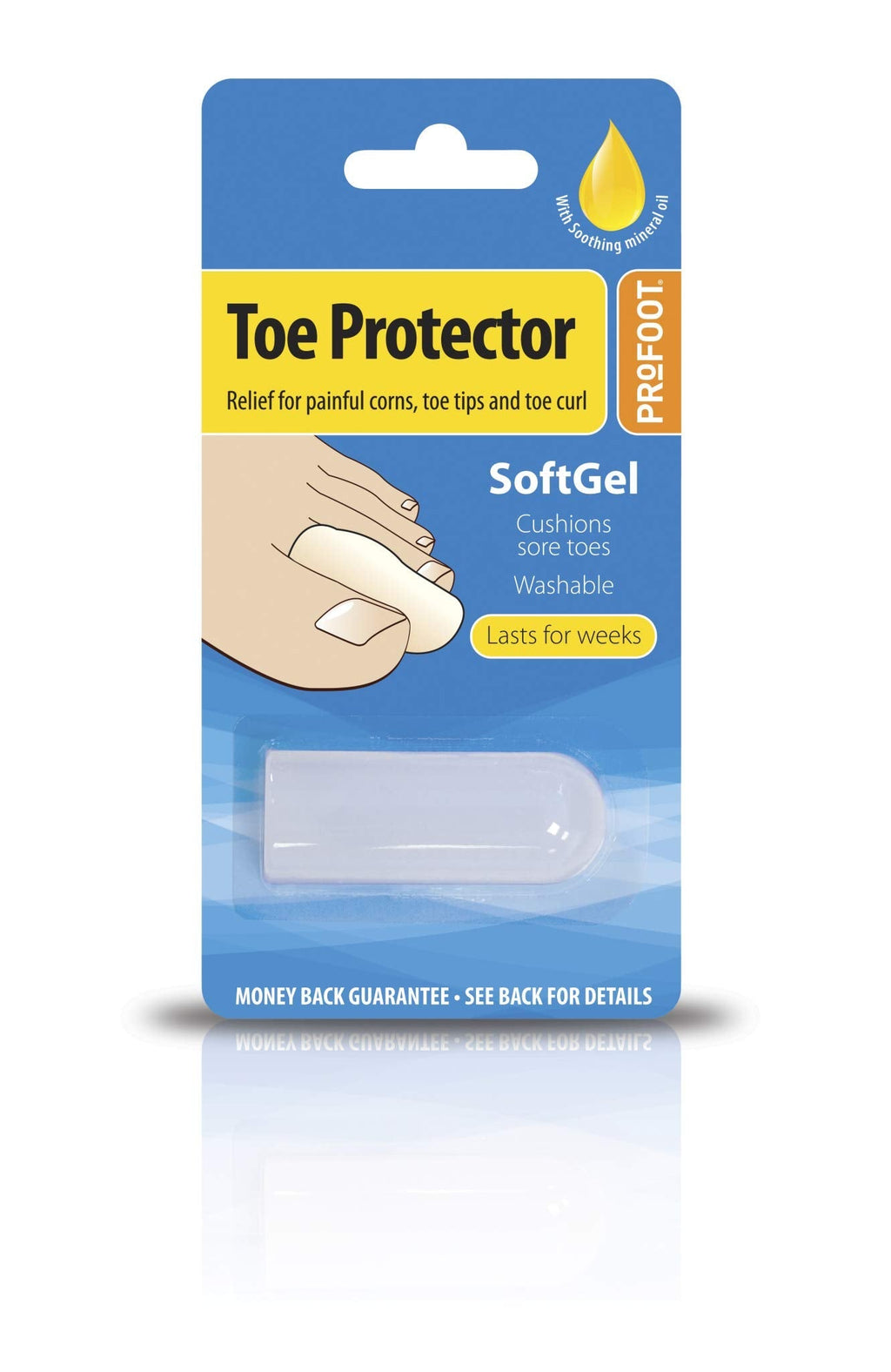 Profoot Toe Protector - Pack of 2 - Toe Caps - Hammer Toe Protectors 1 Count (Pack of 2) - BeesActive Australia