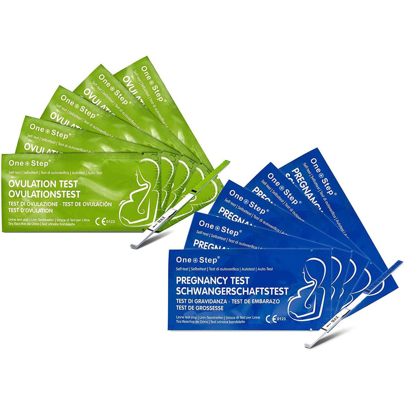 One Step 30 x Highly Sensitive Ovulation Strip Tests + 5 x Highly Sensitive Pregnancy Test Strips (tests up to 6 days earlier) - BeesActive Australia