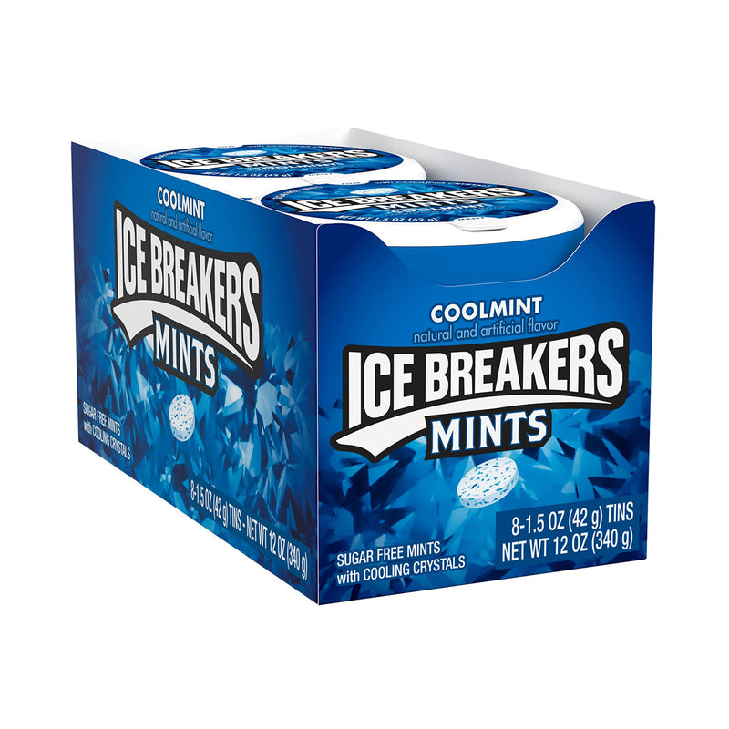 ICE BREAKERS Sugar Free Mints, Coolmint, 1.5 Ounce (Pack of 8) - BeesActive Australia