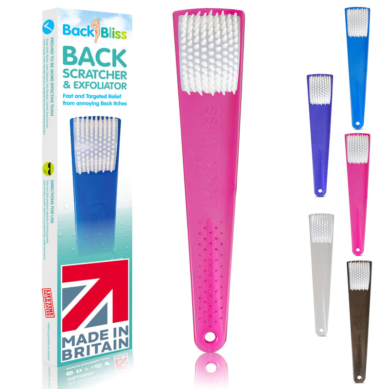 Back Scratcher for Women - Made in Britain Back Scratchers for Men Itchy Backs - Pink 1 Count (Pack of 1) - BeesActive Australia