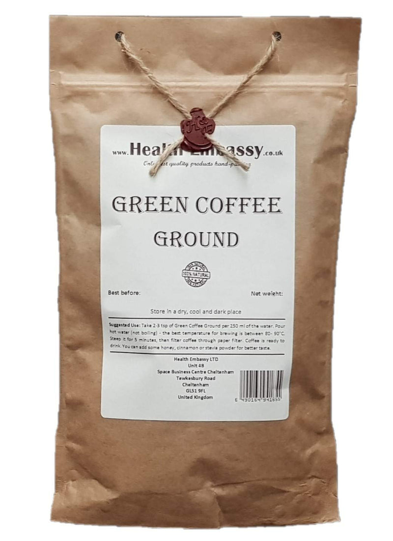 Health Embassy Green Coffee Bean - Ground - 225g - BeesActive Australia