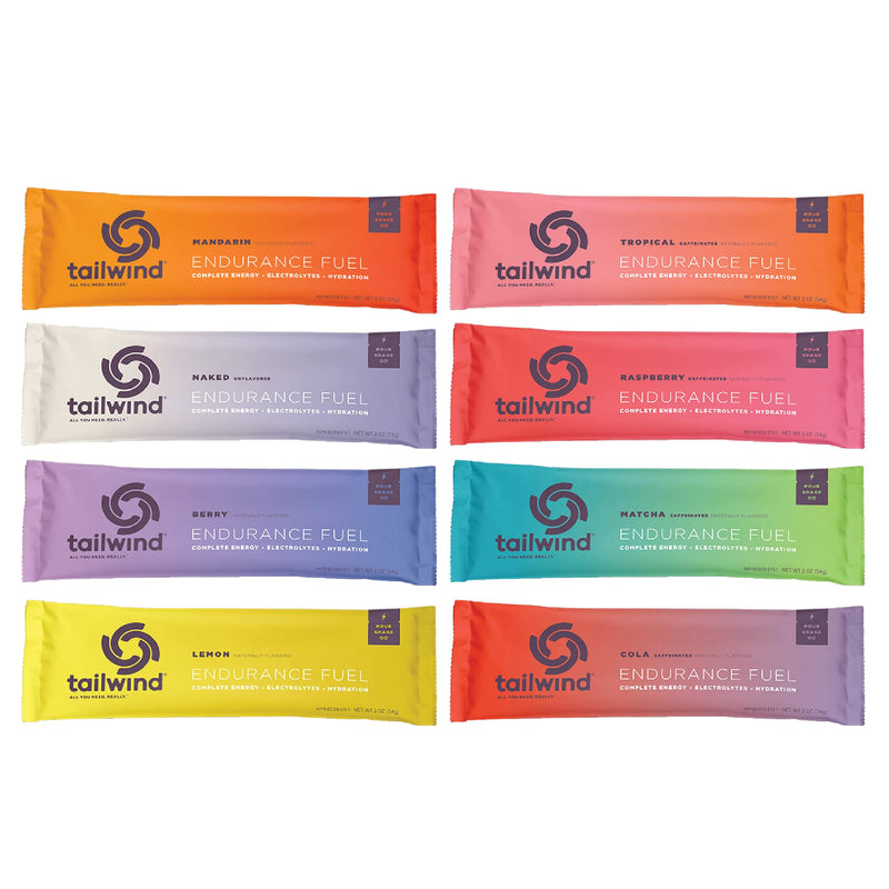 Tailwind Nutrition Endurance Fuel 8 Stickpack Starter Set for Running, Cycling, Marathon, Triathlon, Ditch the Energy Gels, Bars, Chews and try Tailwind as a replacement - BeesActive Australia