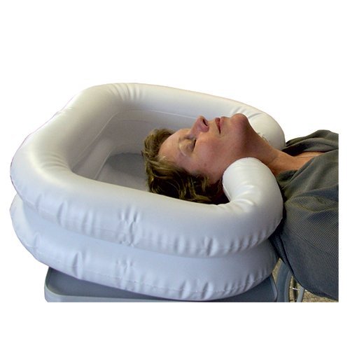 Kozee Komforts Heavy Duty Inflatable Hair Wash Tray Bowl Basin for Use in Bed Chair Wheelchair - BeesActive Australia