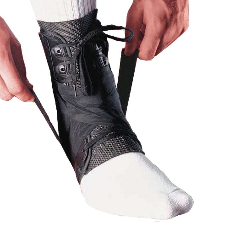 MEDIZED® Ankle Brace, Stabilizer, Lace Up Adjustable Support, Stirrup Compression – for Running, Basketball, Volleyball, Injury Recovery, Sprain, Ankle Wrap for Men, Women, and Children (Large) L (Pack of 1) - BeesActive Australia