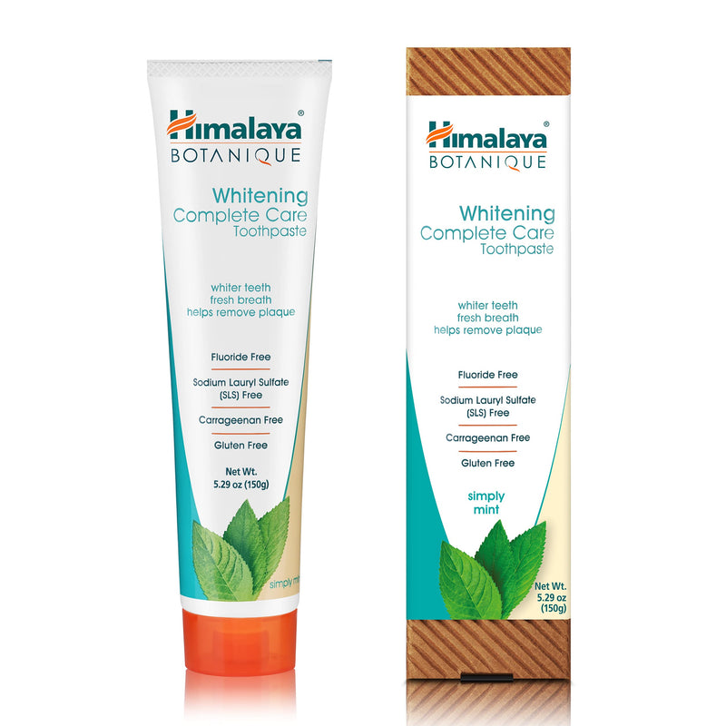 Botanique Whitening Simply Mint |Prevents Germs and Improves Oral & Dental Health |Strenghtens Teeth| All Natural, Fluoride & SLS Free | 100% Vegetarian and Vegan Friendly- 150g 150 g (Pack of 1) - BeesActive Australia