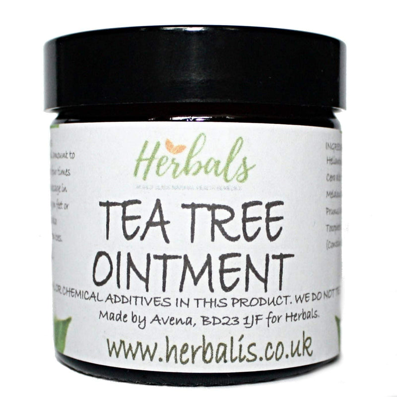 100% Natural Healing Tea Tree Ointment: for nail infections, athletes foot, bad odours and more 60ml - BeesActive Australia