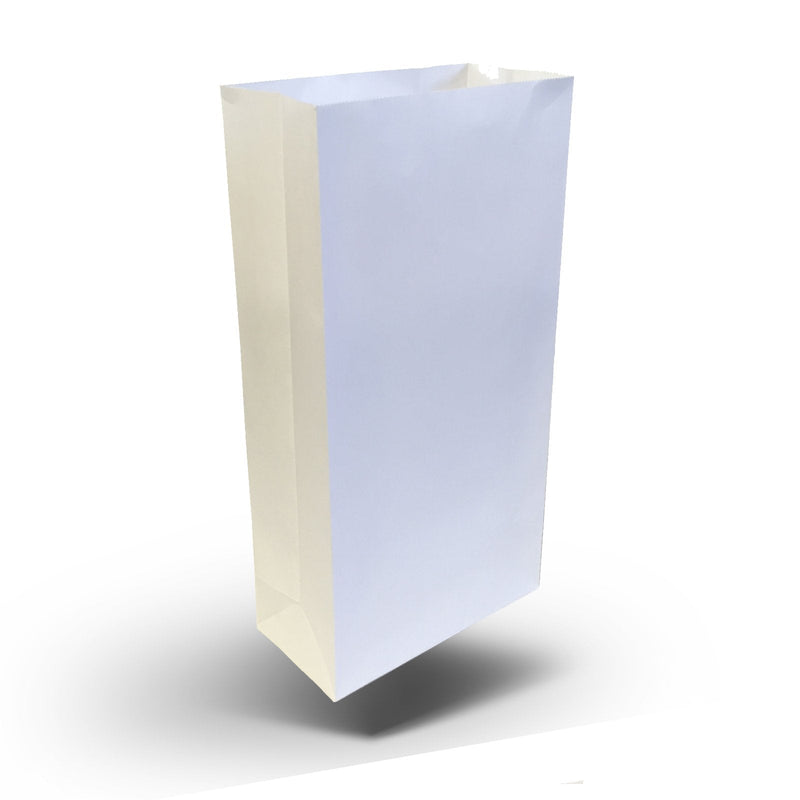Qualicare 25 x QUALITY PREMIUM THICK POLY LINED TRAVEL SEA CAR SICK VOMIT WHITE PAPER BAG BAGS 23.5 X 12CM - BeesActive Australia